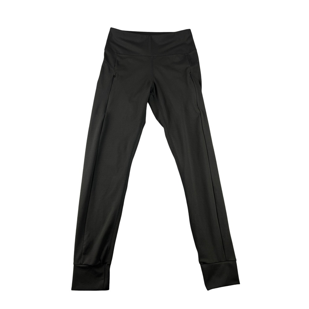 Black Athletic Leggings Womens Size M Pockets Activewear Pants‎
